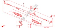 LENKGETRIEBEGEHAEUSE für Honda CONCERTO 1.5I 4 Türen 5 gang-Schaltgetriebe 1993