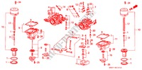 VERGASER(R.)(L.) für Honda CONCERTO GL 4 Türen 4 gang automatikgetriebe 1991