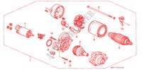 ANLASSER (MITSUBA/VALEO)(AT) für Honda ACCORD 2.0IES 4 Türen 4 gang automatikgetriebe 1996
