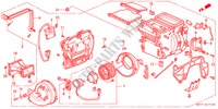 HEIZGEBLAESE für Honda ACCORD 2.0ILS 4 Türen 5 gang-Schaltgetriebe 1994