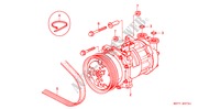 KLIMAANLAGE (KOMPRESSOR)(DIESEL) für Honda ACCORD 2.0ITD 4 Türen 5 gang-Schaltgetriebe 1996