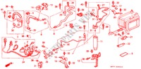KLIMAANLAGE (SCHLAEUCHE/LEITUNGEN)(RH) für Honda ACCORD 2.0I 4 Türen 5 gang-Schaltgetriebe 1993