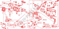 KOMBISCHALTER für Honda ACCORD 1.8IS 4 Türen 5 gang-Schaltgetriebe 1996