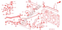 KUEHLERSCHLAUCH(DIESEL) für Honda ACCORD 2.0ITD 4 Türen 5 gang-Schaltgetriebe 1996