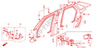 SAEULENZIERSTUECK für Honda ACCORD 2.0ILS 4 Türen 4 gang automatikgetriebe 1994