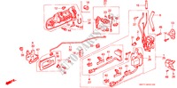 TUERSCHLOESSER, VORNE für Honda ACCORD 2.0IS 4 Türen 5 gang-Schaltgetriebe 1996