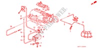 UNTERDRUCKBEHAELTER/ROHRE für Honda ACCORD 2.3ISR 4 Türen 5 gang-Schaltgetriebe 1993