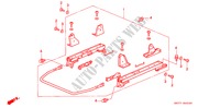 VORNE SITZKOMPONENTEN (R.)(1) für Honda ACCORD 2.0I 4 Türen 5 gang-Schaltgetriebe 1994