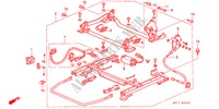 VORNE SITZKOMPONENTEN (R.)(STROM)( '94) für Honda ACCORD 2.3ISR 4 Türen 4 gang automatikgetriebe 1993