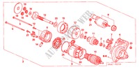 ANLASSER(DENSO) für Honda CIVIC 1.8 S 4 Türen 6 gang-Schaltgetriebe 2006