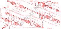 ANTRIEBSWELLE, VORNE/ HALBWELLE(MT) für Honda CIVIC 1.8 S 4 Türen 6 gang-Schaltgetriebe 2006