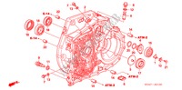DREHMOMENTWANDLERGEHAEUSE für Honda CIVIC 1.6 LS 4 Türen 5 gang automatikgetriebe 2006