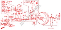 HAUPTBREMSZYLINDER/ MASTER POWER(RH) für Honda CIVIC 1.8 S 4 Türen 6 gang-Schaltgetriebe 2006