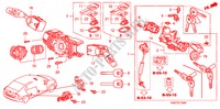 KOMBISCHALTER(LH) für Honda CIVIC 1.8 ES 4 Türen 6 gang-Schaltgetriebe 2006
