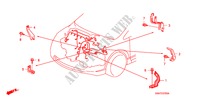 MOTORKABELBAUM, STREBE für Honda CIVIC 1.8 S 4 Türen 6 gang-Schaltgetriebe 2006