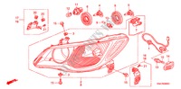 SCHEINWERFER für Honda CIVIC 1.8 S 4 Türen 6 gang-Schaltgetriebe 2006