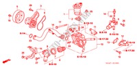 WASSERPUMPE für Honda CIVIC 1.8 S 4 Türen 6 gang-Schaltgetriebe 2006