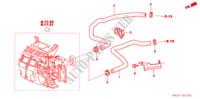 WASSERSCHLAUCH für Honda CIVIC 1.8 S 4 Türen 6 gang-Schaltgetriebe 2006
