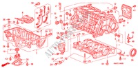 ZYLINDERBLOCK/OELWANNE für Honda CIVIC 1.8 S 4 Türen 6 gang-Schaltgetriebe 2006