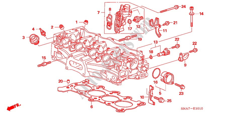 SPULENVENTIL für Honda CIVIC 1.6 SE 4 Türen 5 gang-Schaltgetriebe 2007