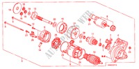 ANLASSER(DENSO) für Honda CIVIC 1.8 S 4 Türen 6 gang-Schaltgetriebe 2009