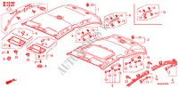 DACHVERKLEIDUNG für Honda CIVIC 1.8 S 4 Türen 6 gang-Schaltgetriebe 2008