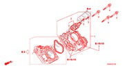 DROSSELKLAPPENGEHAEUSE für Honda CIVIC 1.8 EXI 4 Türen 5 gang automatikgetriebe 2008