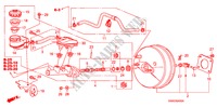 HAUPTBREMSZYLINDER/ MASTER POWER(LH) für Honda CIVIC 1.8 ES 4 Türen 6 gang-Schaltgetriebe 2008