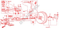 HAUPTBREMSZYLINDER/ MASTER POWER(RH) für Honda CIVIC 1.8 EXI 4 Türen 5 gang automatikgetriebe 2008