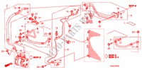 KLIMAANLAGE (SCHLAEUCHE/LEITUNGEN)(LH) für Honda CIVIC 1.6 S 4 Türen 5 gang automatikgetriebe 2009