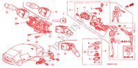 KOMBISCHALTER(RH) für Honda CIVIC 1.8 EXI 4 Türen 5 gang automatikgetriebe 2008