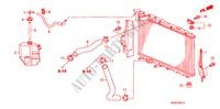 KUEHLERSCHLAUCH/RESERVETANK für Honda CIVIC 1.8 S 4 Türen 6 gang-Schaltgetriebe 2009