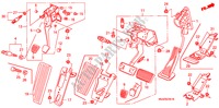 PEDAL(RH) für Honda CIVIC 1.8 EXI 4 Türen 5 gang-Schaltgetriebe 2008