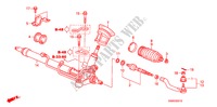 SERVOLENKGETRIEBE(HPS) (LH) für Honda CIVIC LXI   NON EMISSION 4 Türen 5 gang-Schaltgetriebe 2009