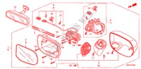 SPIEGEL (FERNBEDIENUNG, ELEKTRISCH) für Honda CIVIC 1.6 LXI 4 Türen 5 gang-Schaltgetriebe 2009