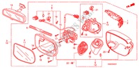 SPIEGEL(SEITL. BLINKER) (FERNBEDIENUNG, ELEKTRISCH) für Honda CIVIC 1.6 VTI 4 Türen 5 gang automatikgetriebe 2009