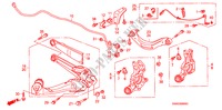 UNTERER ARM, HINTEN für Honda CIVIC 1.8 S 4 Türen 6 gang-Schaltgetriebe 2009