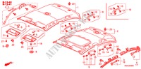 DACHVERKLEIDUNG für Honda CIVIC 1.8 VXI 4 Türen 5 gang automatikgetriebe 2010