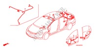 KABELBAUM(LH)(4) für Honda CIVIC 1.6 VTI 4 Türen 5 gang automatikgetriebe 2011