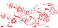 KLIMAANLAGE(KOMPRESSOR) für Honda CIVIC 1.6 S 4 Türen 5 gang-Schaltgetriebe 2010
