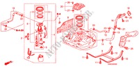 KRAFTSTOFFTANK für Honda CIVIC 1.8 VXI 4 Türen 5 gang automatikgetriebe 2010