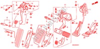PEDAL(RH) für Honda CIVIC 1.8 VXI 4 Türen 5 gang automatikgetriebe 2010