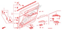 TUERVERKLEIDUNG, VORNE(LH) für Honda CIVIC 1.8 LSSP 4 Türen 6 gang-Schaltgetriebe 2010