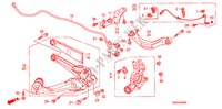 UNTERER ARM, HINTEN für Honda CIVIC 1.8 VXI 4 Türen 5 gang automatikgetriebe 2010