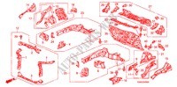 VORDERE TRENNWAND/STIRNWAND für Honda CIVIC 1.8 VXI 4 Türen 5 gang automatikgetriebe 2010