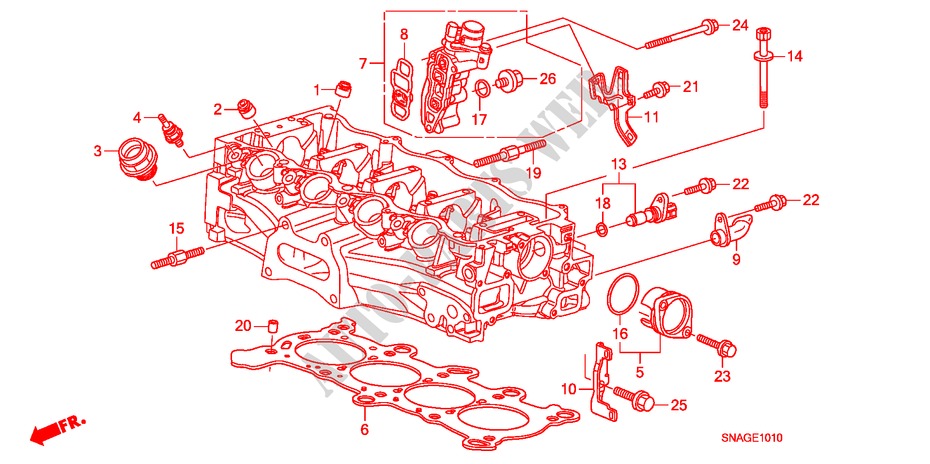 SPULENVENTIL für Honda CIVIC 1.8 LSSP 4 Türen 6 gang-Schaltgetriebe 2010