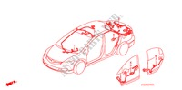 KABELBAUM(RH)(4) für Honda CIVIC HYBRID MXB 4 Türen vollautomatische 2010