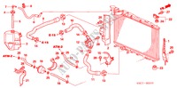 KUEHLERSCHLAUCH/RESERVETANK für Honda CIVIC HYBRID MX       ALCANTARA 4 Türen vollautomatische 2011
