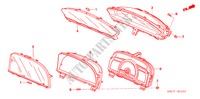 MESSGERAET BAUTEILE(NS) für Honda CIVIC HYBRID MX 4 Türen vollautomatische 2011