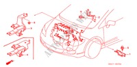 MOTORKABELBAUM, STREBE für Honda CIVIC HYBRID MX       ALCANTARA 4 Türen vollautomatische 2011